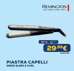 Remington - Piastra Capelli S6500 Sleek & Curl Remington - Piastra Capelli S6500 Sleek & Curl