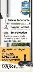 Base Autoportante Doppia Batteria Smart Motion