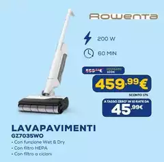Rowenta - Lavapavimenti GZ7035WO