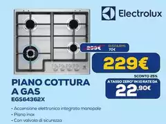 Electrolux - Piano Cottura A Gas EGS64362X