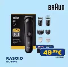 Braun - Rasoio Aio 5540