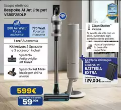 Samsung - Scopa Elettrica Vs80f28dlp Al Jet Lite Pet