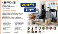 Kenwood - Robot Da Cucina Multipro One Touch FDM73.650SS