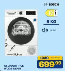 Bosch - Asciugatrice Wqg242011t Bosch - Asciugatrice Wqg242011t