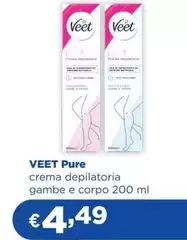 Veet - Pure Crema Depilatoria Gambe E Corpo