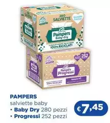 Pampers - Salviette Baby Baby/ Baby Dry/Progressi