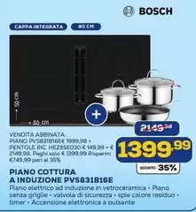 Bosch - Piano Cottura A Induzione PVS831B16E