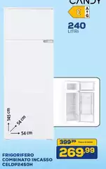 Bosch - Frigorifero Combinato Incasso CLEDP2450H