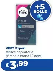 Veet - Expert Strisce Depilatorie Gambe E Corpo