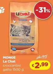 Monge - Le Chat Croccantini Gatto