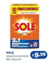 Sole - Lavatrice Polvere