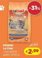 Monge - Le Chat Croccantini Gatto