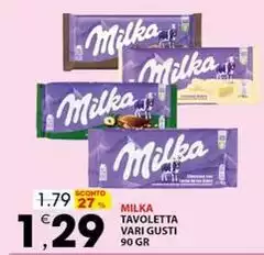 Milka - Tavoletta