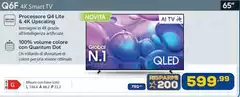 LG - Q6 4k Smart Tv 65" Processore Q4 Lite & 4k Upsciutto