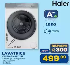 Haier - Lavatrice HW220-B143G7U11T