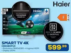 Haier - Smart Tv 4k H65Q80FUX