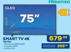 Hisense - Smart Tv 4k 75E79Q