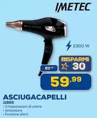 Imetec - Asciugacapelli 11665