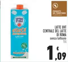 Elledi - Latte UHT Centrale Del Latte Di Roma