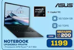 Asus - Notebook UM3406KA-PP147W