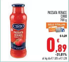 Cirio - Passata Verace
