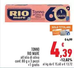 Rio Mare - Tonno Rio Mare - Tonno