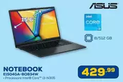 Asus - Notebook E1504GA-BQ834W