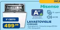 Hisense - Lavastoviglie HV663A65 Hisense - Lavastoviglie HV663A65