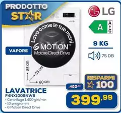 LG - Lavatrice F4NX1009NWB LG - Lavatrice F4NX1009NWB
