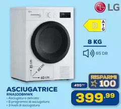 LG - Asciugatrice RNA1008NWK LG - Asciugatrice RNA1008NWK
