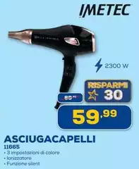 Imetec - Asciugacapelli 11665