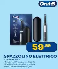 Oral B - Spazzolino Elettrico IO3 Stripped