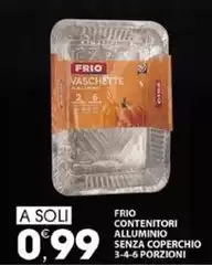 Frio - Contenitori Alluminio Senza Coperchio