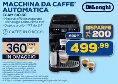 De Longhi - Macchina Da Caffe' Automatica ECAM 310.60