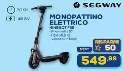 Ninebot By Segway - Monopattino Elettrico Ninebot F3E