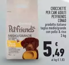 Petfriends - Crocchette Per Cani Adulti Petfriends - Crocchette Per Cani Adulti