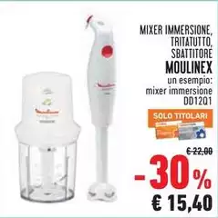Moulinex - Tritatutto, Sbattitore Moulinex - Tritatutto, Sbattitore