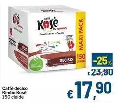 Kimbo - Caffè Deciso Kose Kimbo - Caffè Deciso Kose