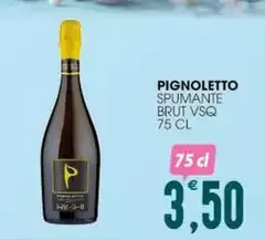 Pignoletto - Spumante Brut Vsq
