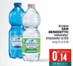 San Benedetto - Acqua Naturale/ Frizzante