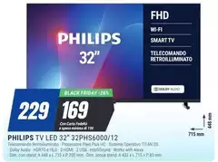 Philips - Tv Led 32" 32PHS6000/12