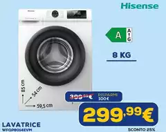 Hisense - Lavatrice WFQP8014EVM