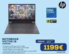 HP - Notebook 15Fa2002nl