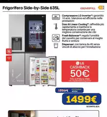 LG - Frigorifero Side-By-Side 635L