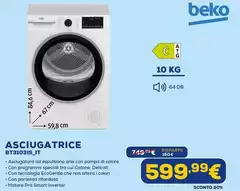Beko - Asciugatrice BT1019SLT