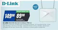 D Link - Router 4g G415 Eagle Pro Ai