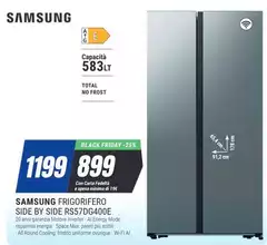 Samsung - Frigorifero Side By Side Rs57dg400e