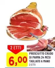 Prosciutto Crudo Di Parma 24 Mesi Tagliato A Mano Prosciutto Crudo Di Parma 24 Mesi Tagliato A Mano