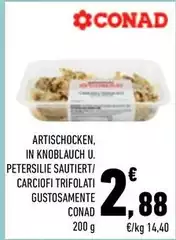 Conad - Artischocken, In Knoblauch U. Petersilie Sautiert/ Carciofi Trifolati Gustosamente