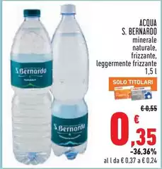 S. bernardo - Acqua